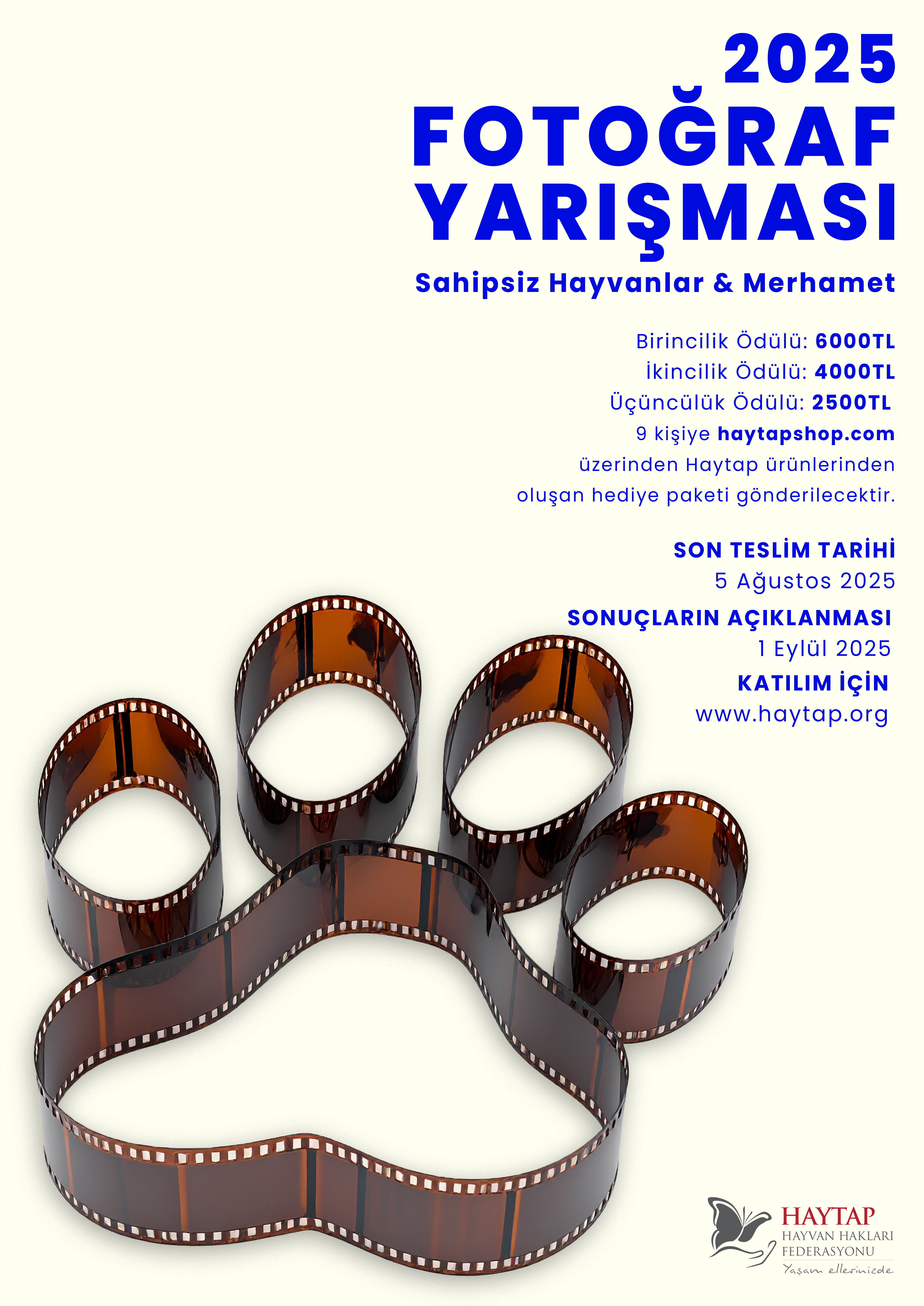 Haytap 2025 “SAHİPSİZ HAYVANLAR VE MERHAMET” Fotoğraf Yarışması
