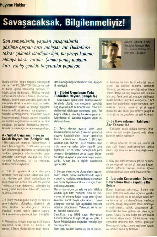 Hayvan Haklarında Temel Hukuki Bilgiler